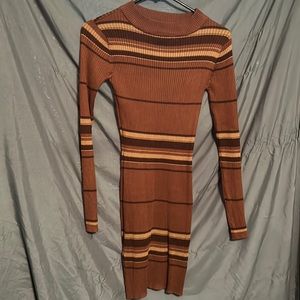 Brown and tan say what dress